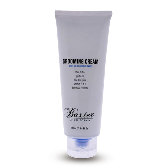 Baxter of California Grooming Cream for Men | Light Hold | Natural Finish | Hair Styler | 3.4 oz